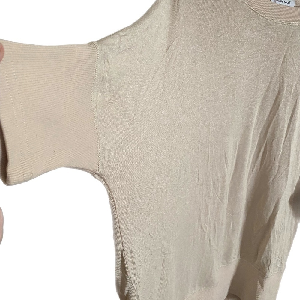 White Birch Top, Oversized, Grunge, Neutral, Sz S, Loungewear, minimalist - Picture 5 of 9